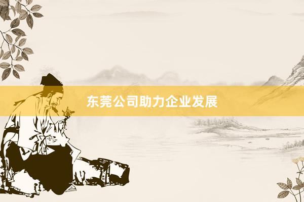 东莞公司助力企业发展